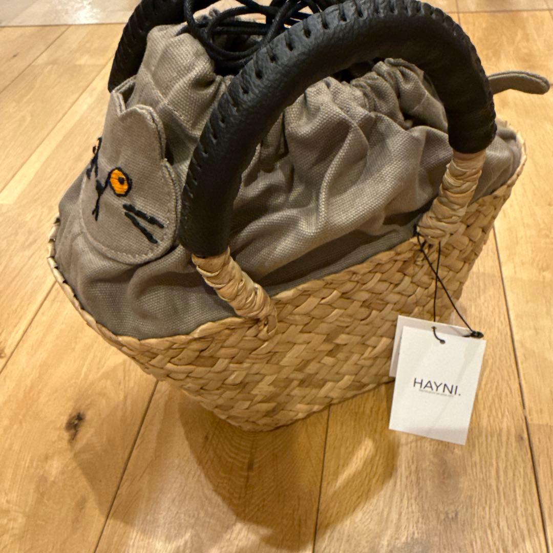 ヘイニ　ネコ　カゴバッグ　新品未使用タグ付き