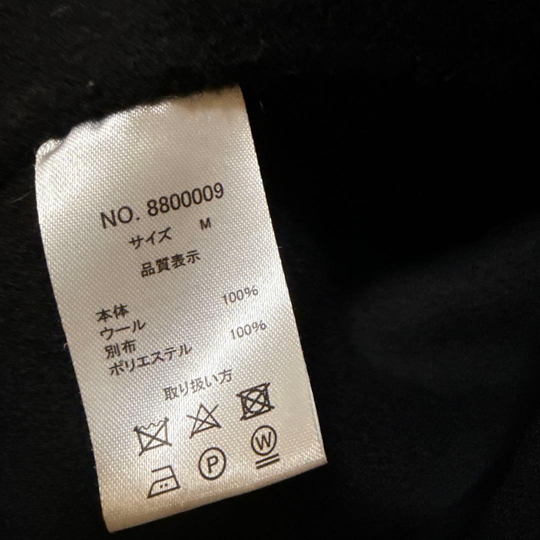 evernavy エバーネイビー リバー ジップ ショート コート ブラック