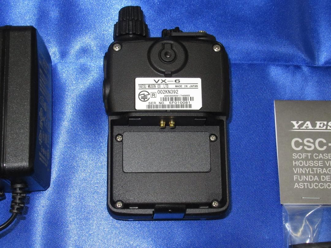YAESU VX-6 144/430MHz 生産終了 新品同様（オプション付）
