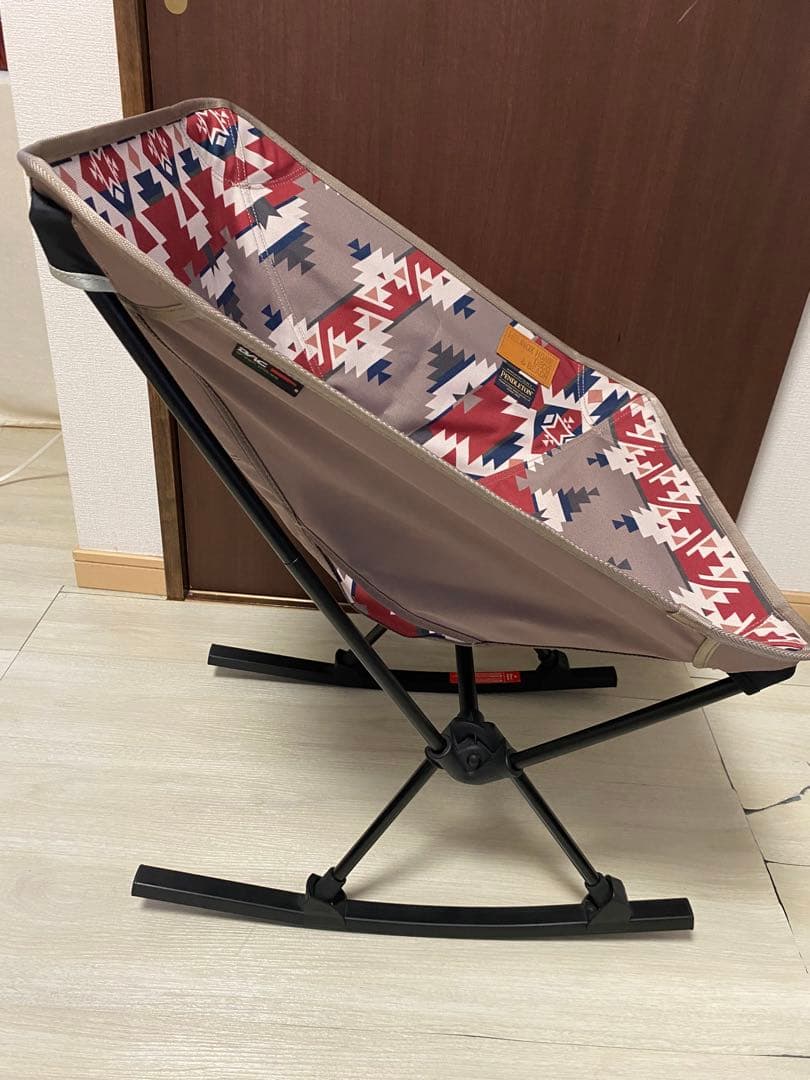 ヘリノックス×ペンドルトン限定コラボチェア　ロッキングフット付