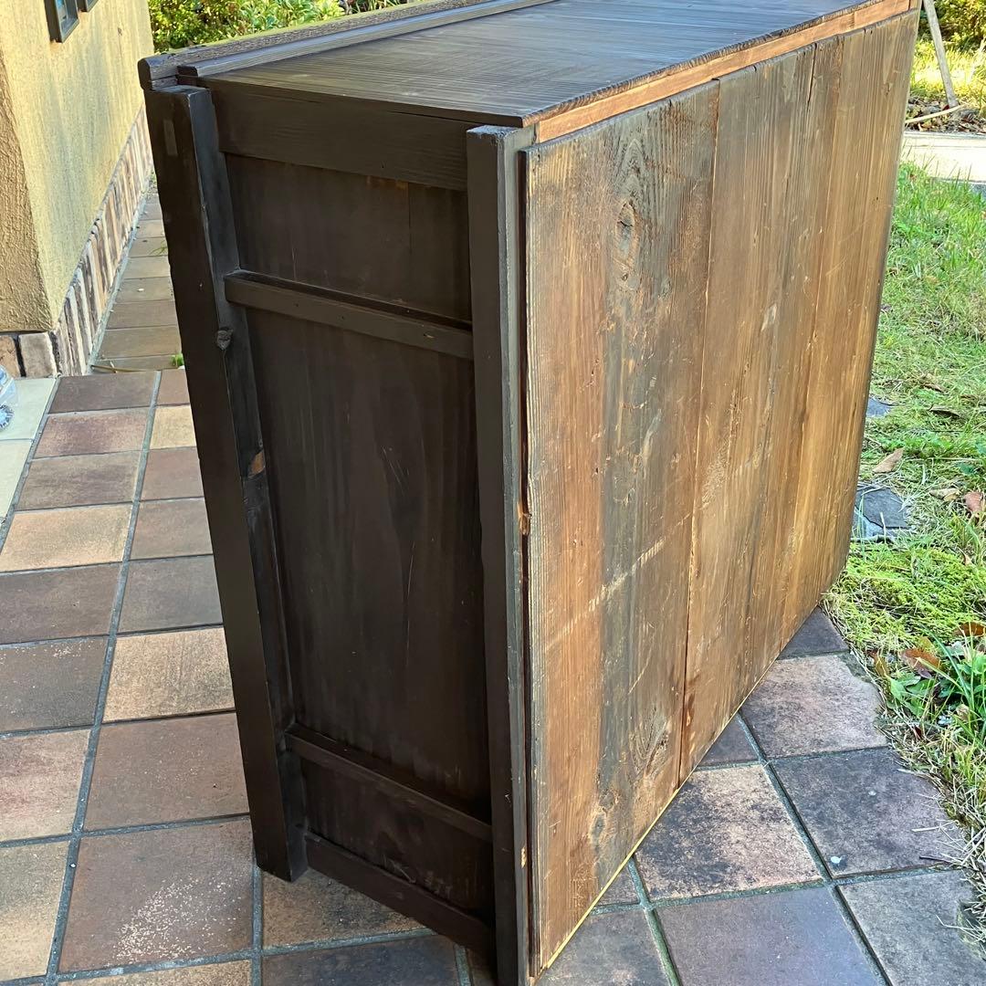 和箪笥 時代箪笥 アンティーク 引き出し 戸棚 収納棚 伝統的デザイン 古道具