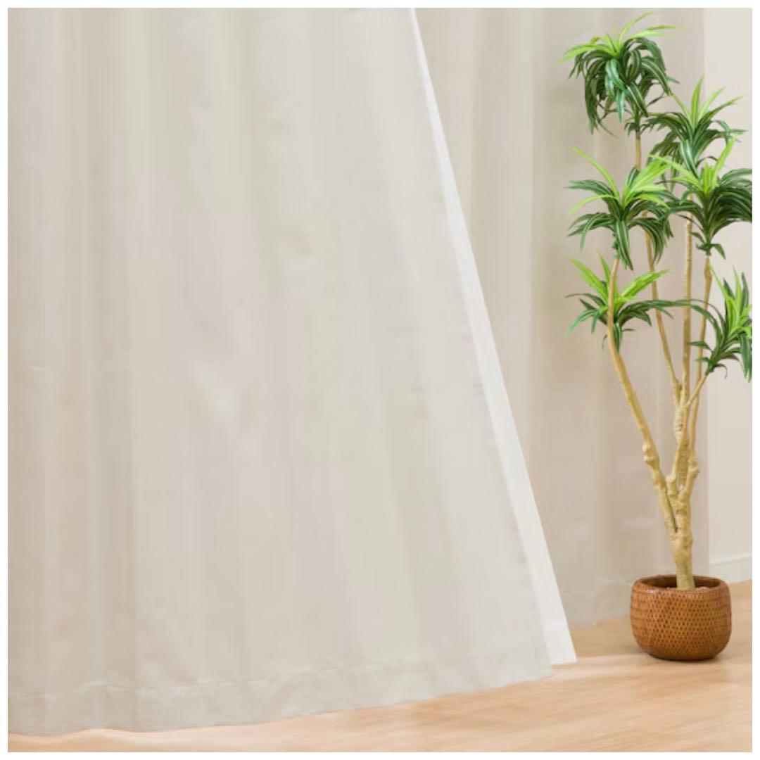 【遮光1級・遮音・遮熱】ニトリ ドレープカーテン　レースカーテン