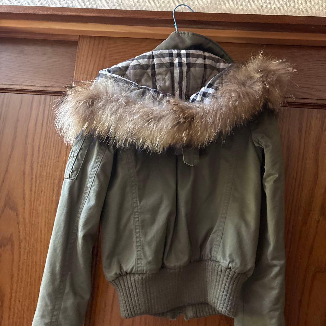 バーバリーブルーレーベル　モッズコート