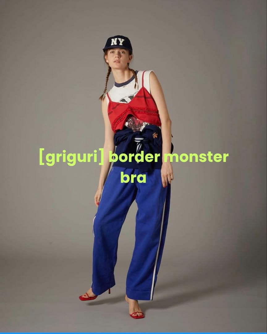 トップス [griguri]border monster bra