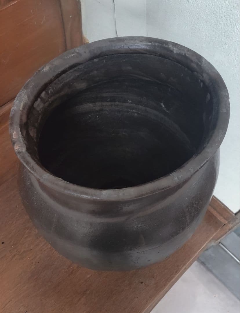 骨董　陶器製　水瓶　みずがめ