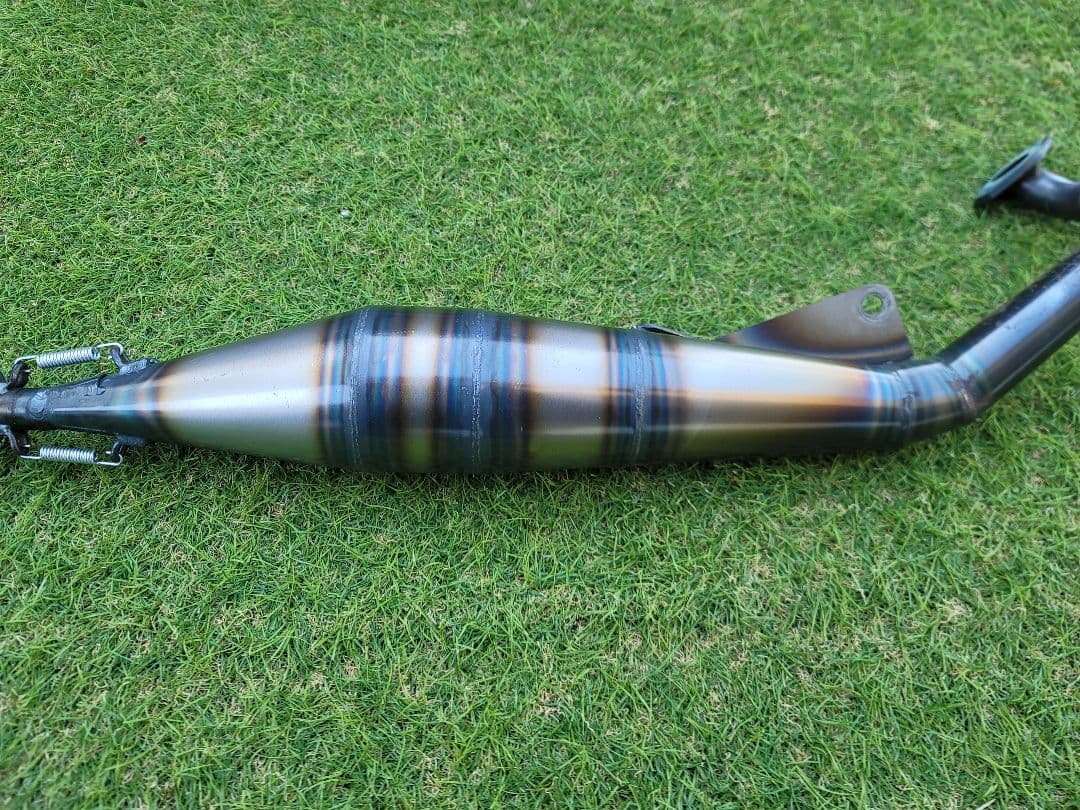 スズキ レッツ2 ZZ ストレートチャンバー マフラー rb-works