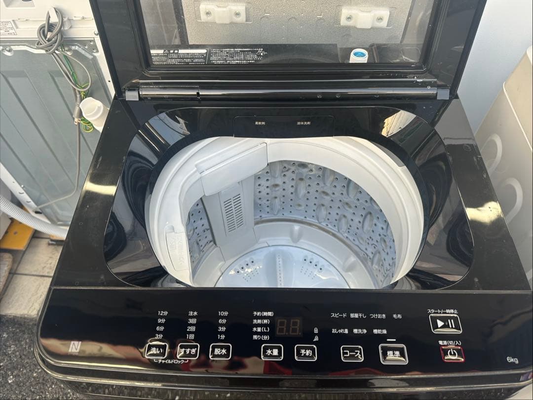 ニトリ　2025年製　洗濯機　6kg　3ヶ月保証付き　北九州市福岡市限定