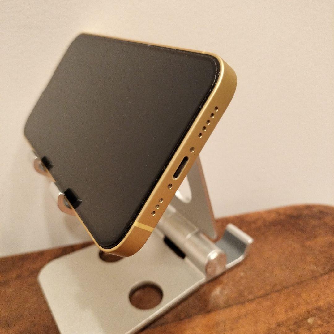 iPhone14 本体 ・512GB・美品・イエロー・箱とピン付き・アイフォン