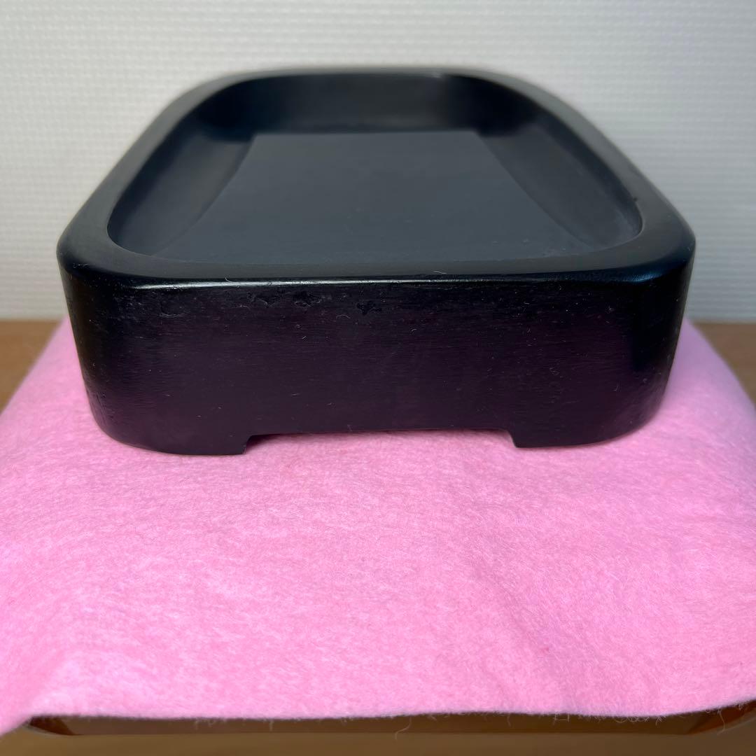 ⭕️雄勝硯　伝統工芸士　特殊彫　希少　四つ足　石紋綺麗　匠　高橋仁夫　岳成　四六寸