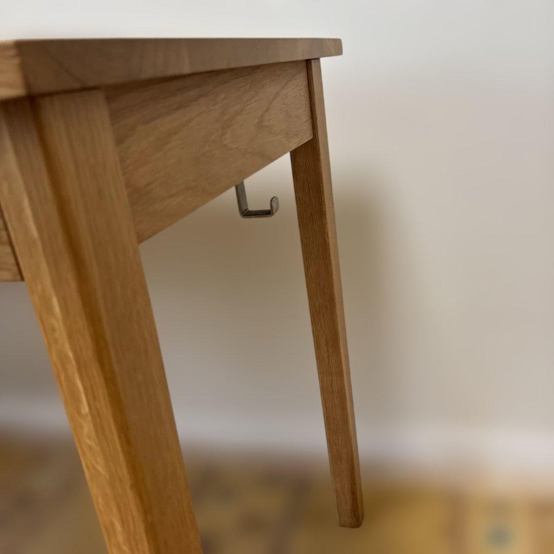 無印良品　学習机　オーク材