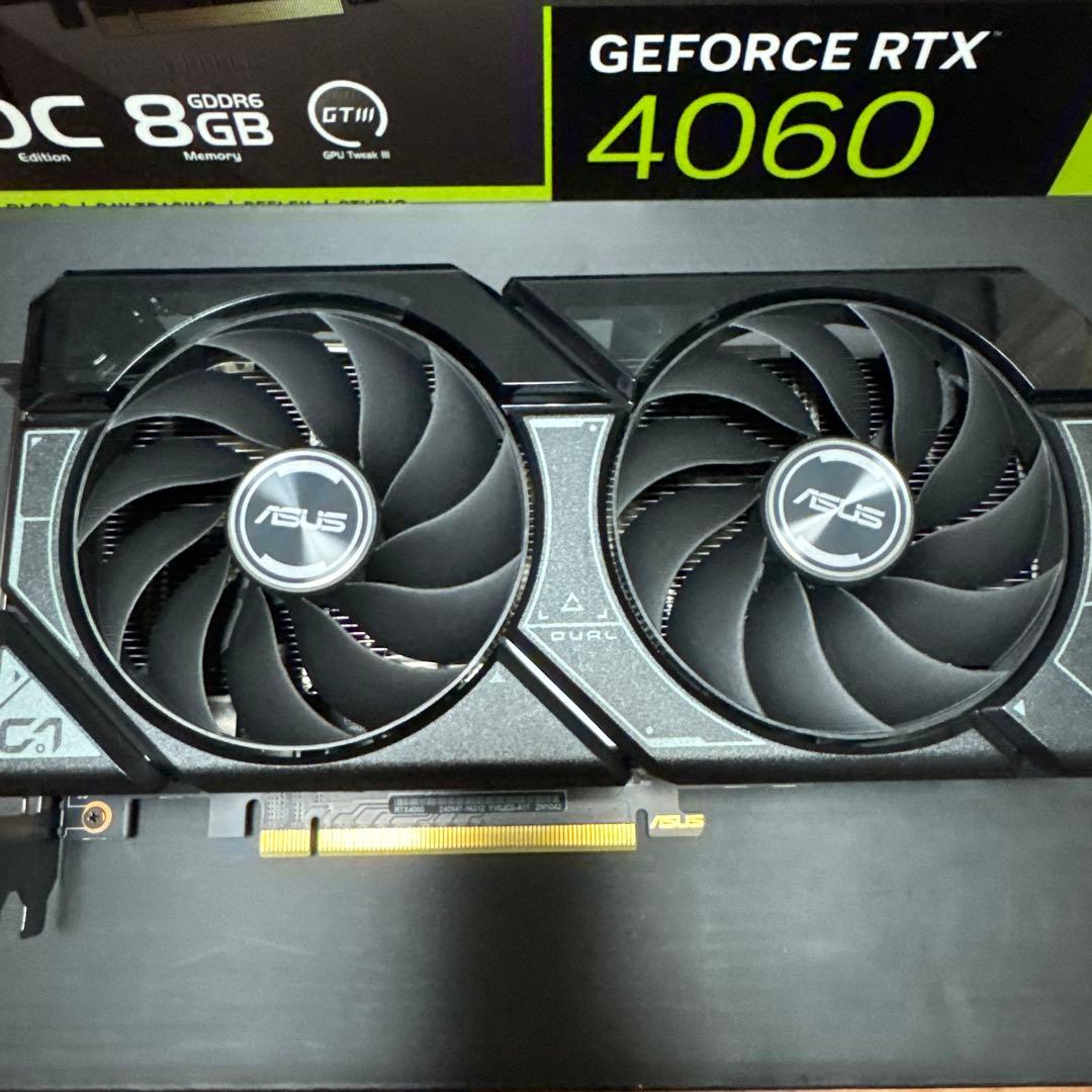 グラフィックボード・グラボ・ビデオカード ASUS DUAL GeForce RTX 4060 OC 8GB
