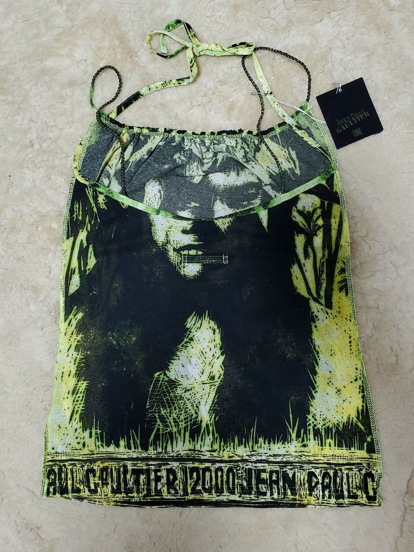 ジャンポール・ゴルチエ グラフィックプリントキャミソール