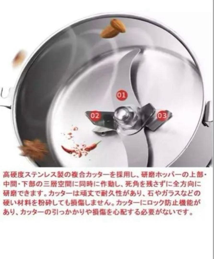 RAAKIMO 粉砕機 2500g