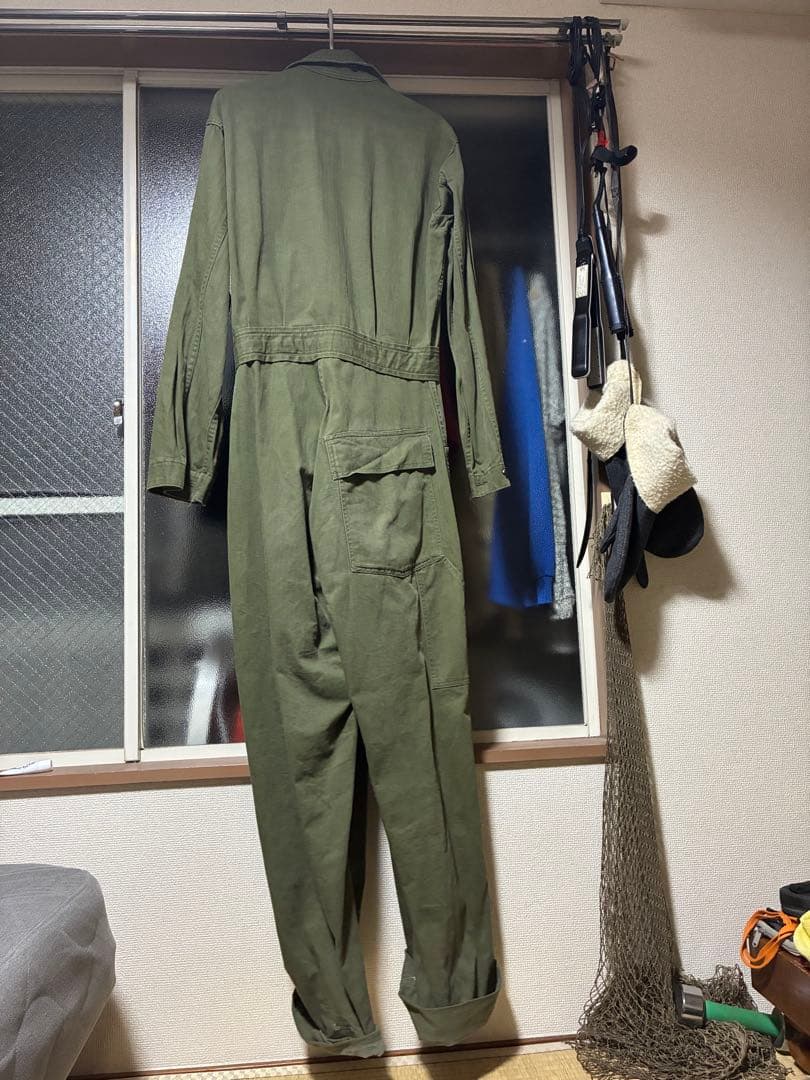 M-43ヘリンボーンツイル オールインワン