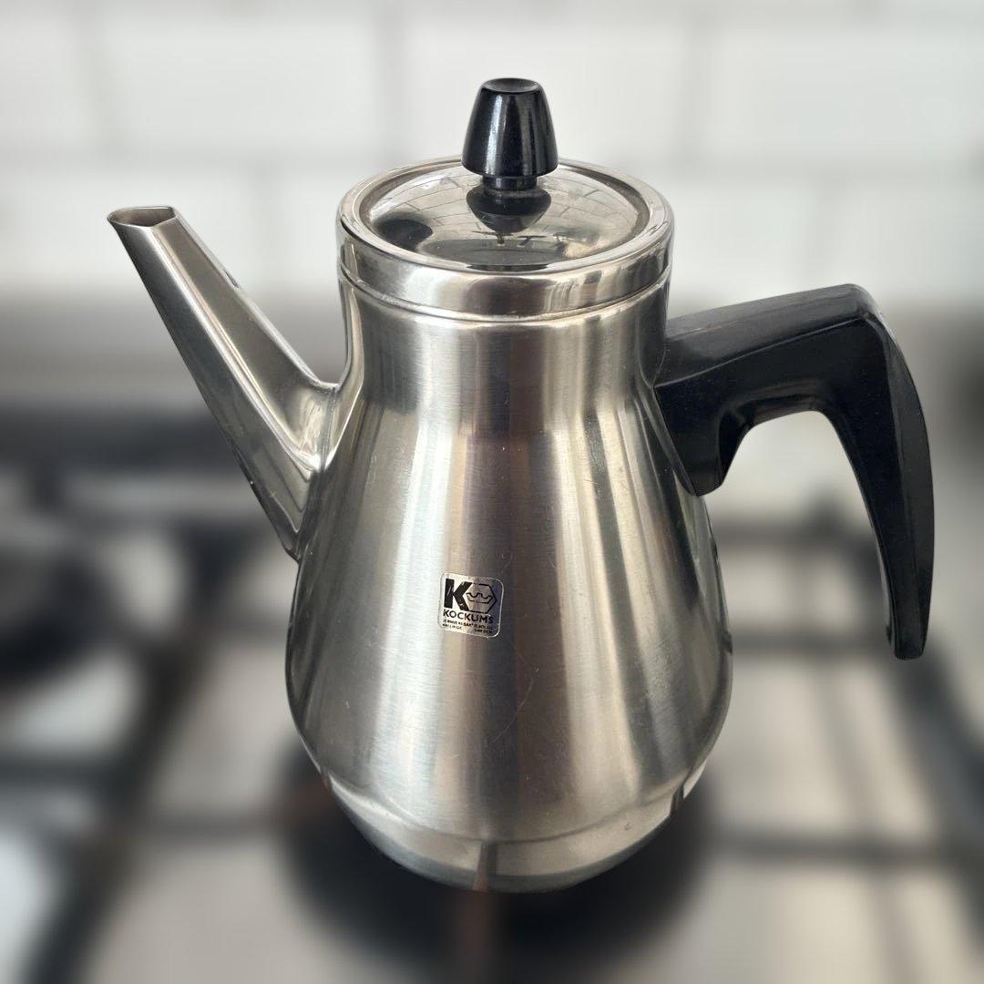 北欧ビンテージ Kockums/コクムス ステンレス ケトル