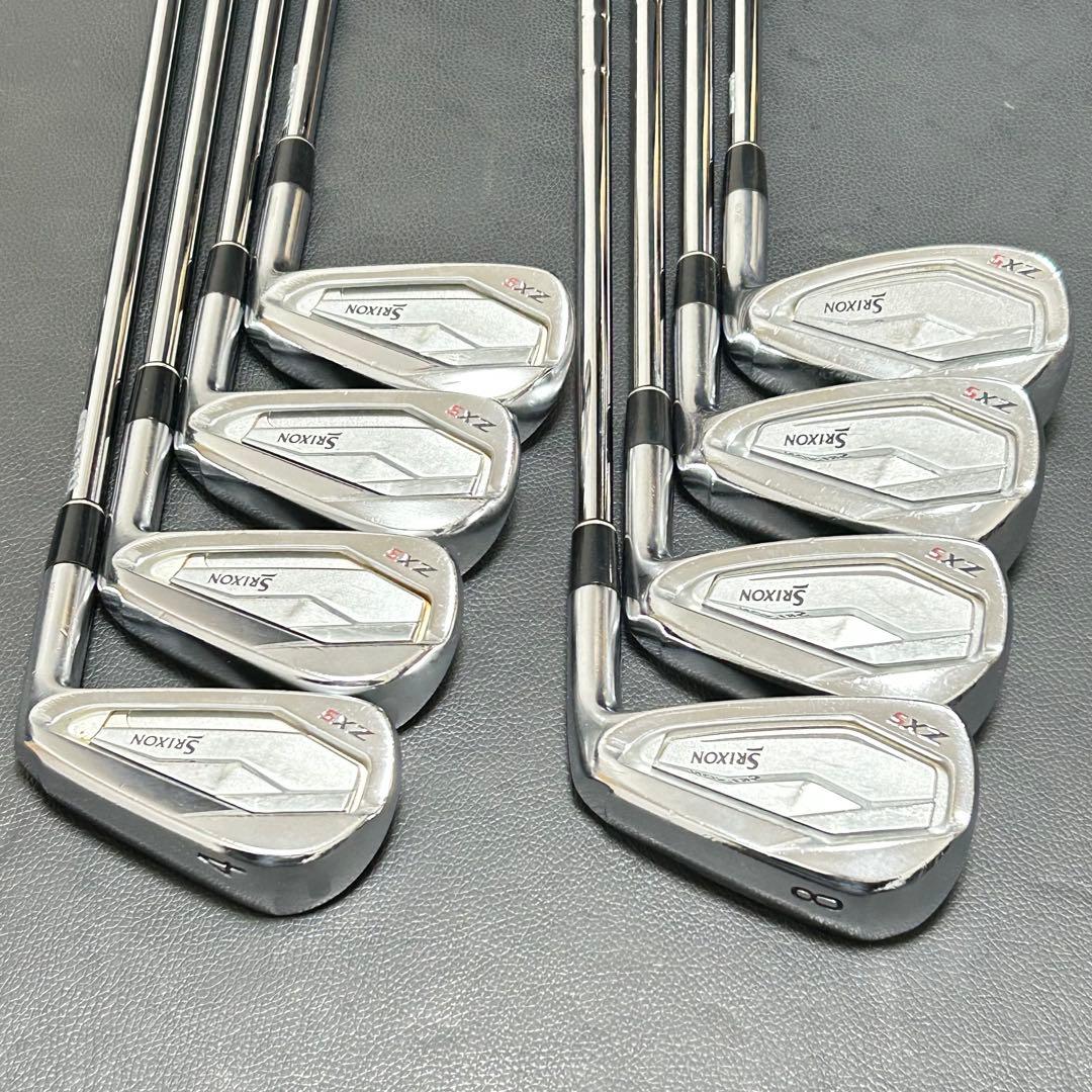 スリクソン ZX5 アイアン 4-AW 8本セット NSPRO S レア構成