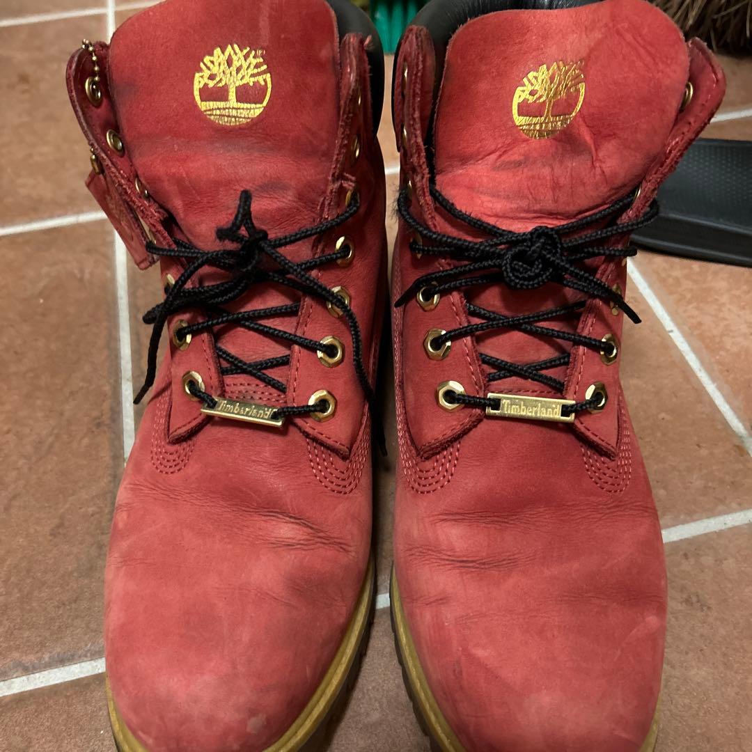 Timberland ティンバーランド　6インチ　プレミアムブーツ　レッド