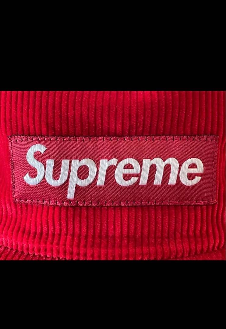Supreme コーデュロイ レッドキャップ