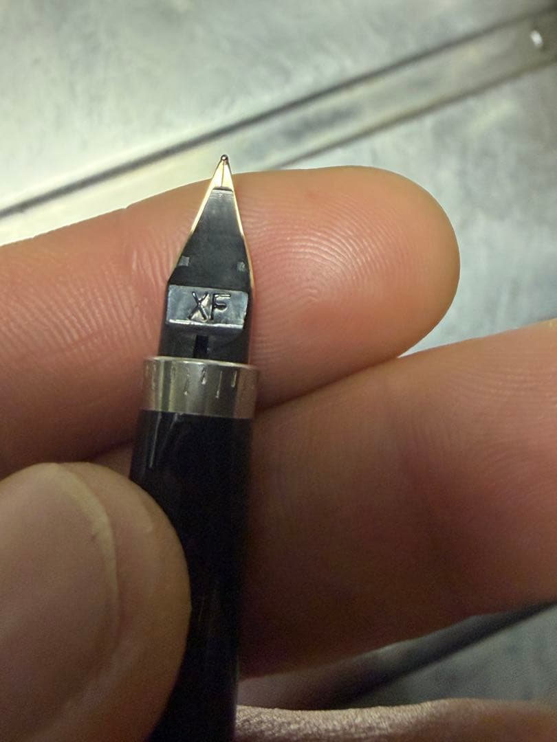 PARKER 万年筆#75 プラスヴァンドーム シルバー フラム 14K/XF