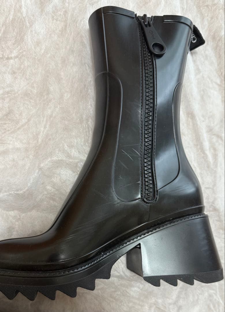 《値下げ》Chloe クロエ レインブーツ　ミドルBETTY