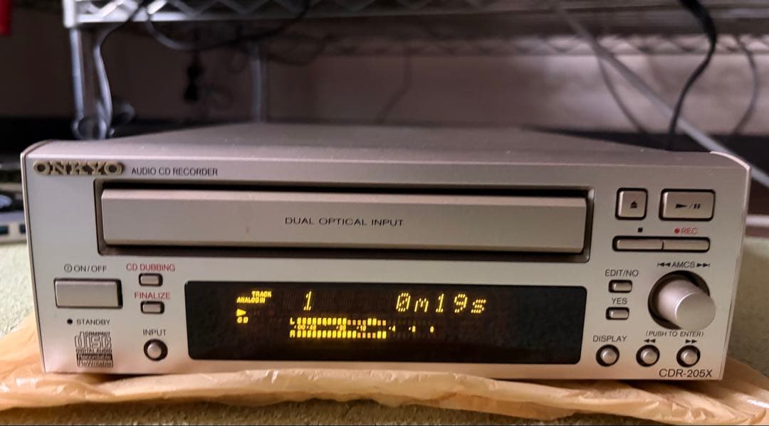 中古品ONKYOコンパクトディスクレコーダー　CDR-205X