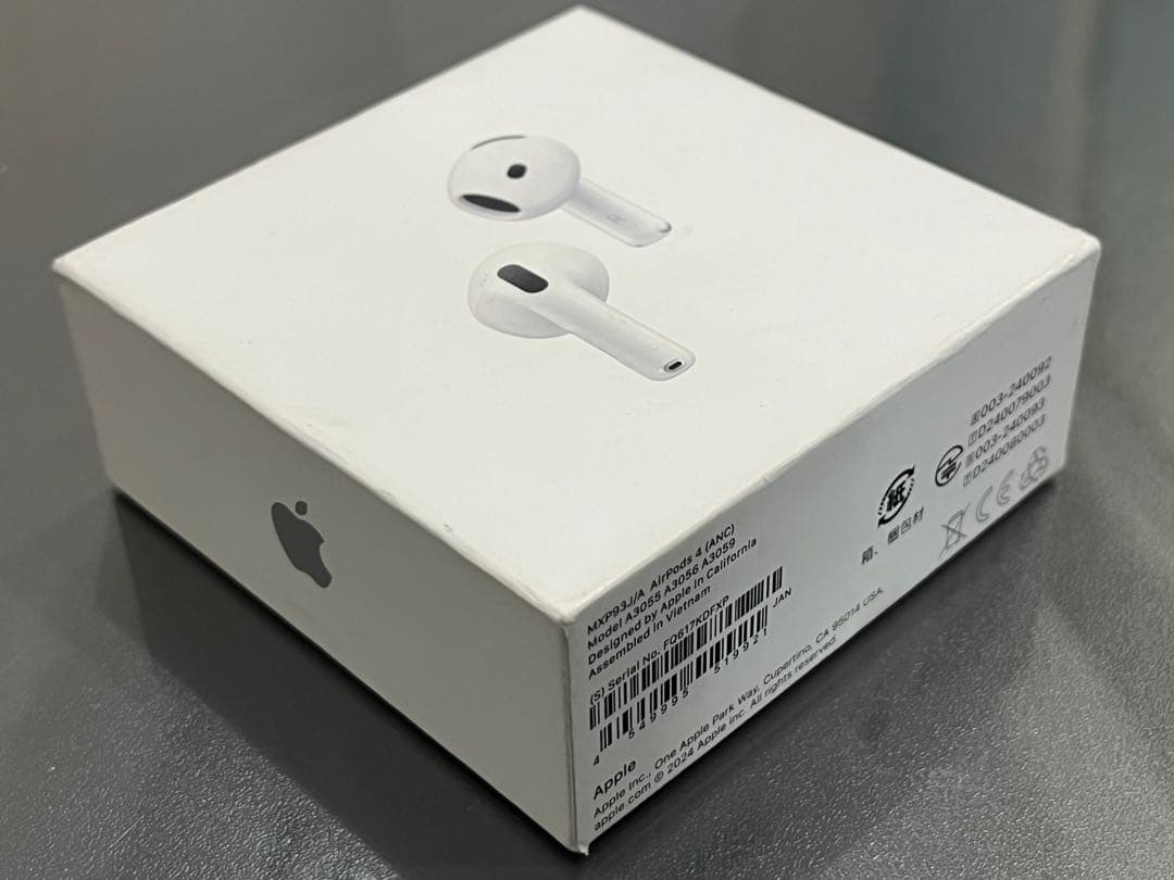 ◾️開封品未使用◾️AirPods4 ANC MXP93J/A FQ617KDFXP
