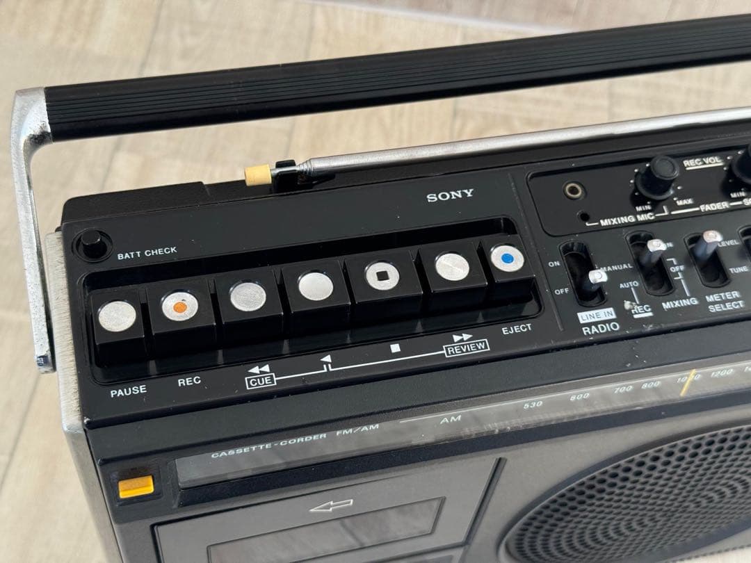 [動作品] SONY ラジカセ CF-1980 ラジオ昭和レトロ
