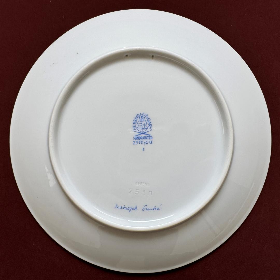 岡本様用 ヘレンド キュバッシュ 20cm シノワズリ マスターぺインター作
