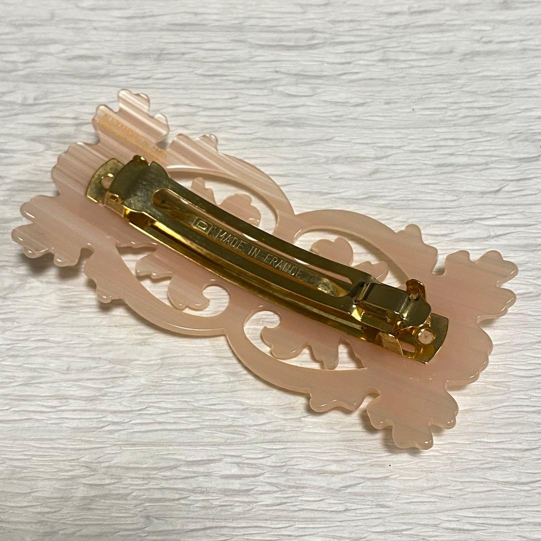 アレクサンドルドゥパリ　バレッタ　ピンク　桜色