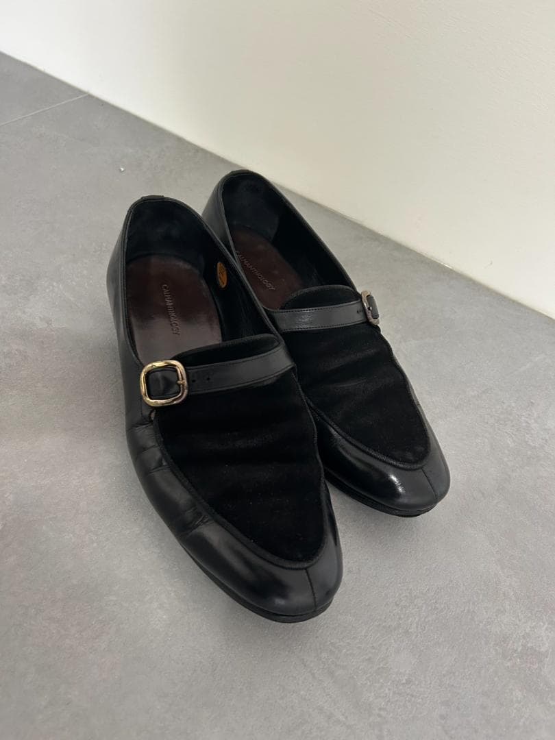 K*読様 カルマンソロジーローファー　ブラック