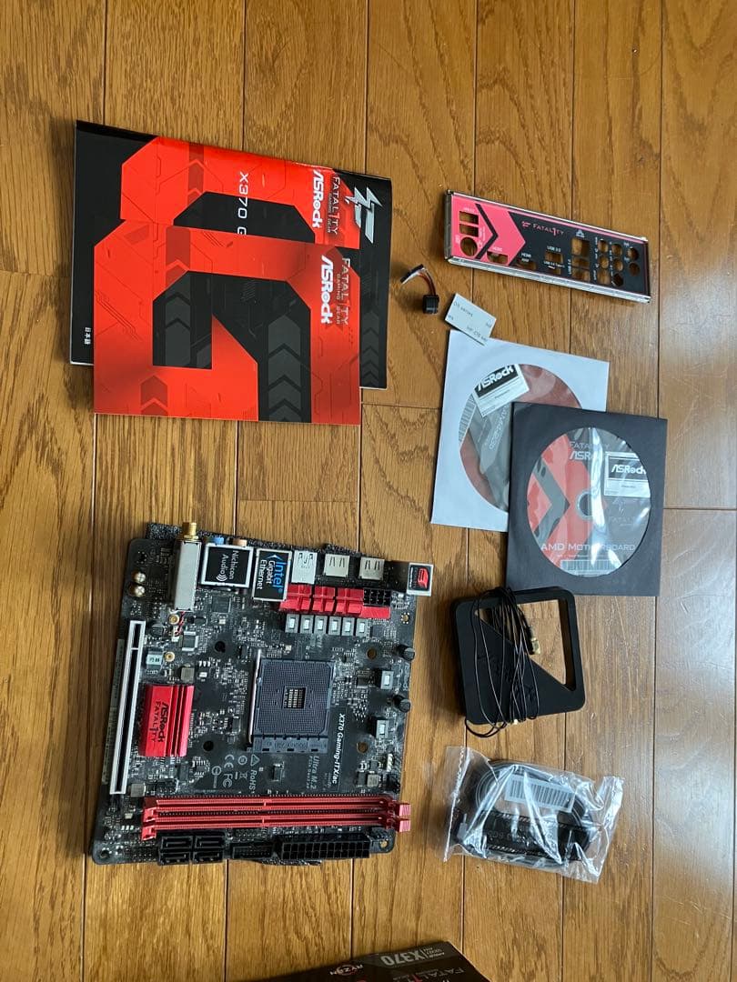 ASRock x370 gaming-itx/ac マザーボード 動作品