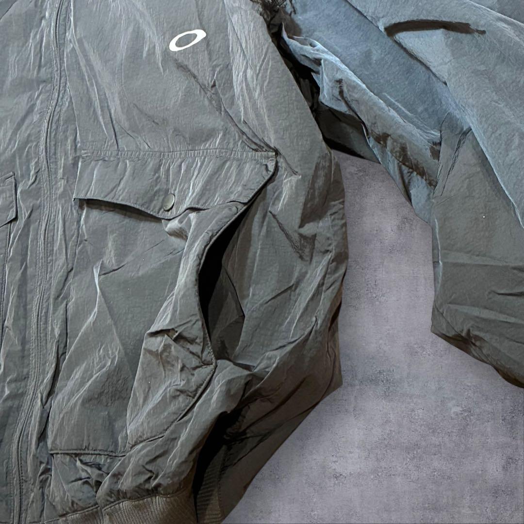 Y2K オークリー スイングトップ ナイロンジャケット ノームコア 2XL 黒