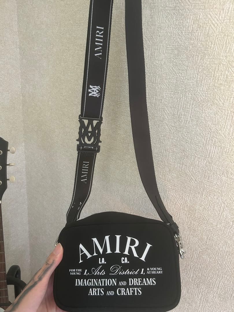 AMIRI ブラック ショルダーバッグ