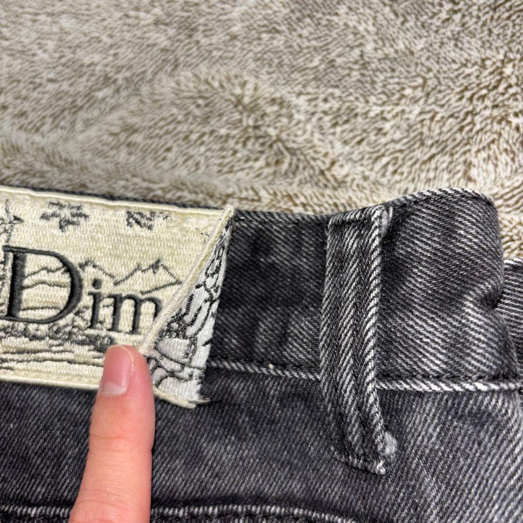 Dime ブラックデニム ストレート Sサイズ