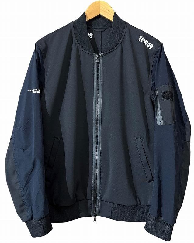 未使用 24AW TFW49 MA-1 ストレッチ ゴルフ ジャケット L