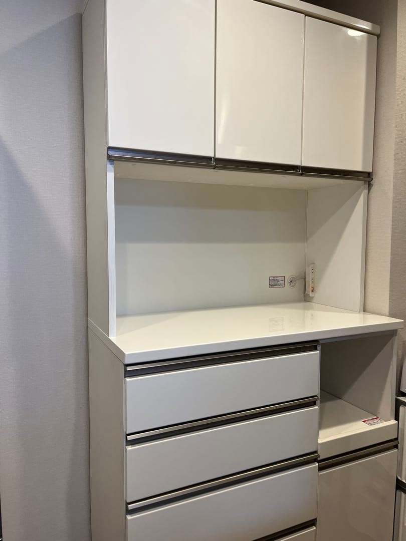 【ニトリ/NITORI】キッチンボード レジューム WH ホワイト 幅100cm