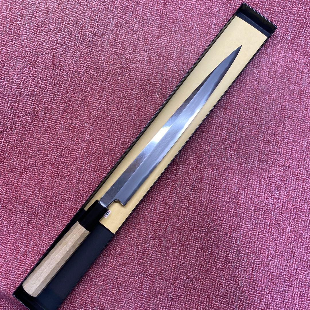 白ニ鋼　フグ引き包丁　270㎜　9寸