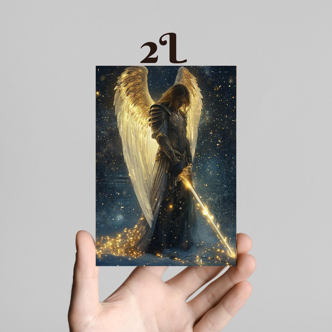 B1、A2、A4、2L 真実の道を照らす光の守護　大天使ミカエル No.19開運