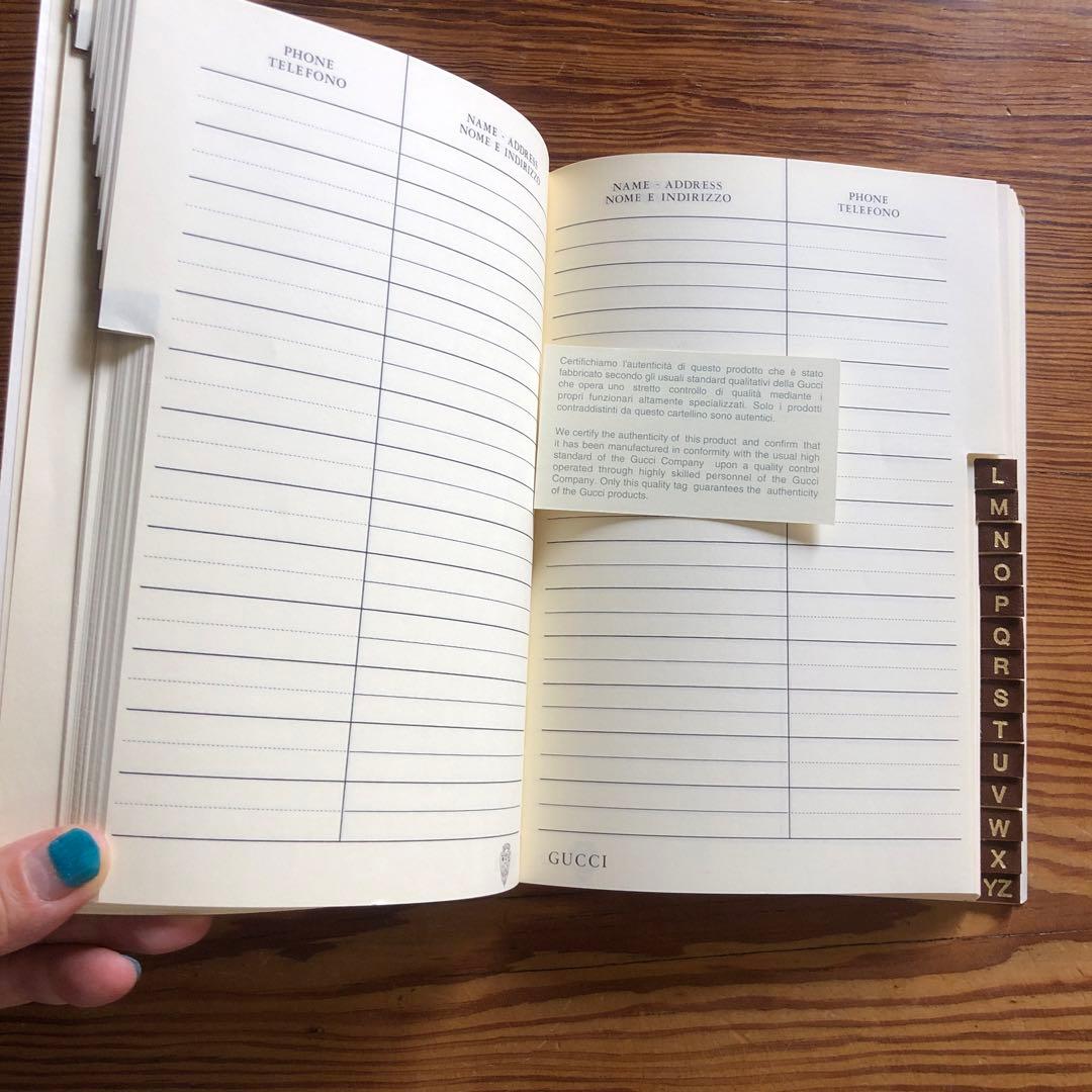 その他 LOUIS VUITTON Dairy GUCCI Address book