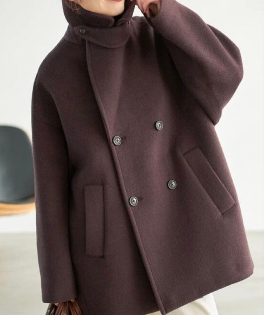 TICCA ティッカ 2025 ピーコート 【美品】ブラウン