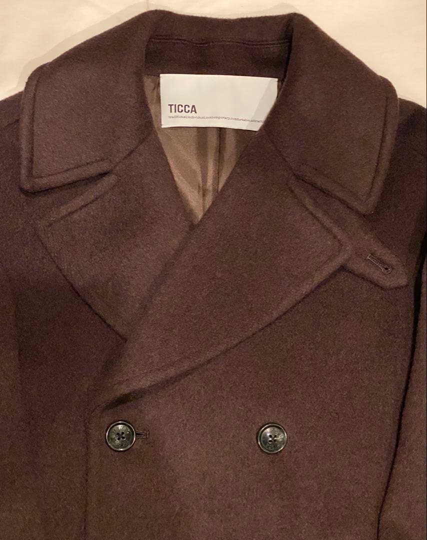 TICCA ティッカ 2025 ピーコート 【美品】ブラウン