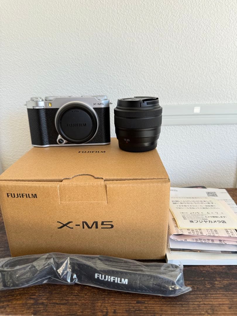 【極美品・付属品完備】FUJIFILM X-M5 シルバー ＋レンズ
