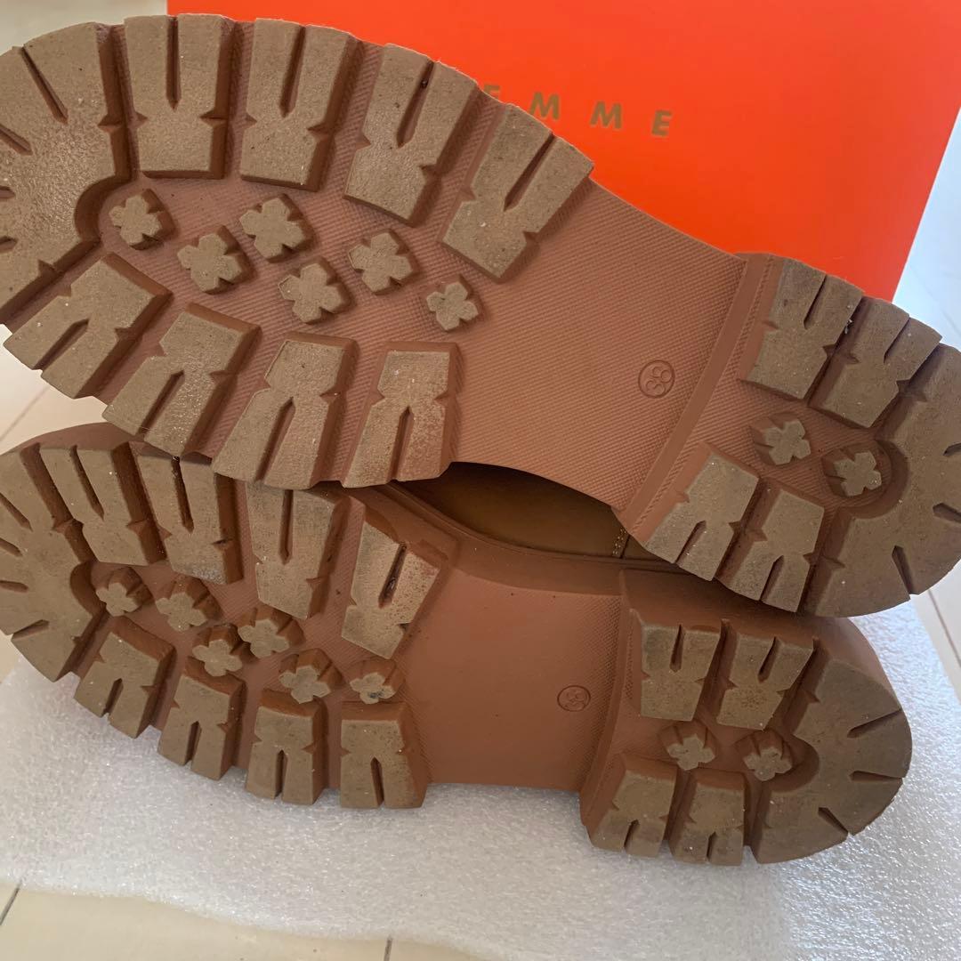 ❤︎non❤︎様REMME レメ　サイドゴアブーツ　38