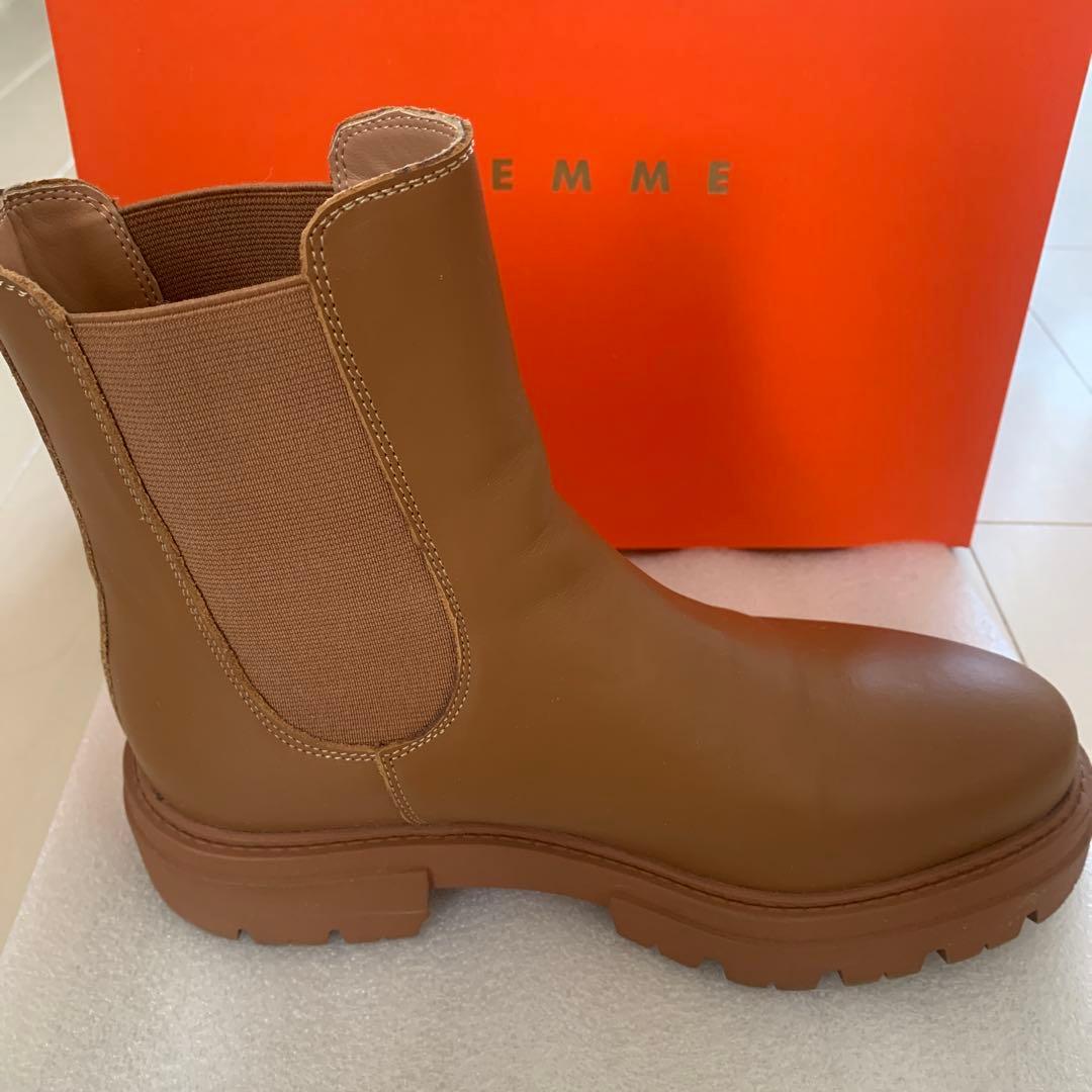 ❤︎non❤︎様REMME レメ　サイドゴアブーツ　38