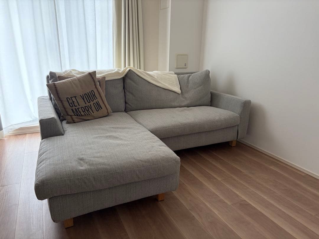 ACTUS LAULU カウチソファ　グレー