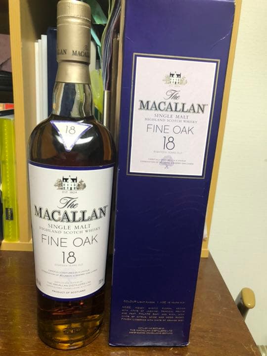 マッカラン18年　ファインオーク　終売品