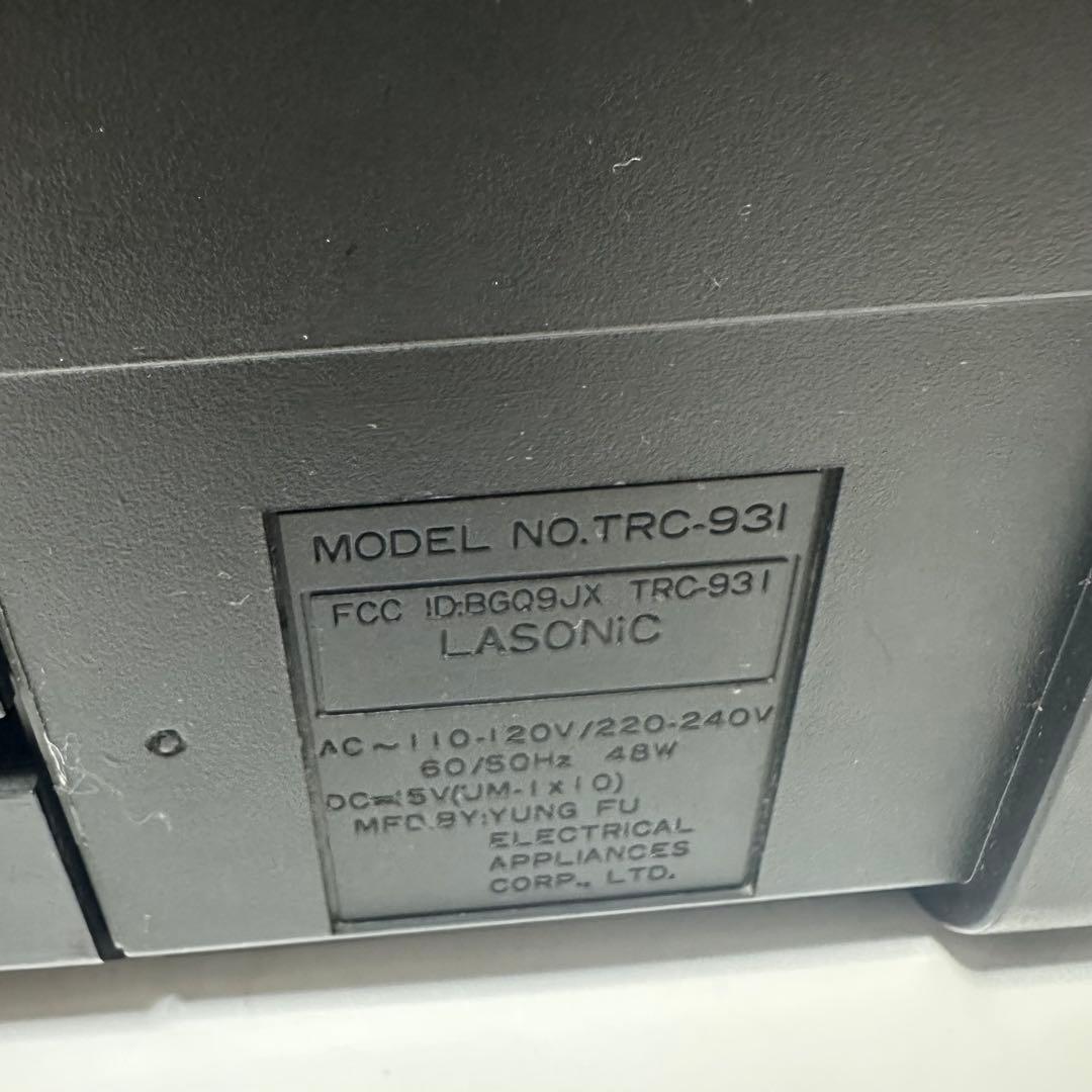 LASONiC ラソニック TRC-931 大型 ラジカセ レトロ ジャンク