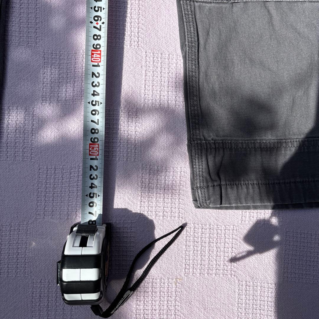 Carhartt カーハートグレー ダブルニーオーバーオール W34L34