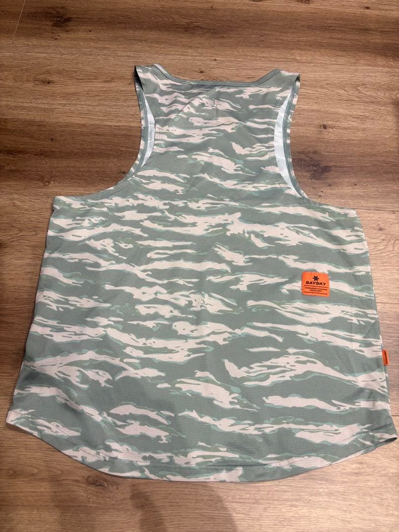 SAYSKY 迷彩柄 タンクトップ＆ショートパンツセット メンズS