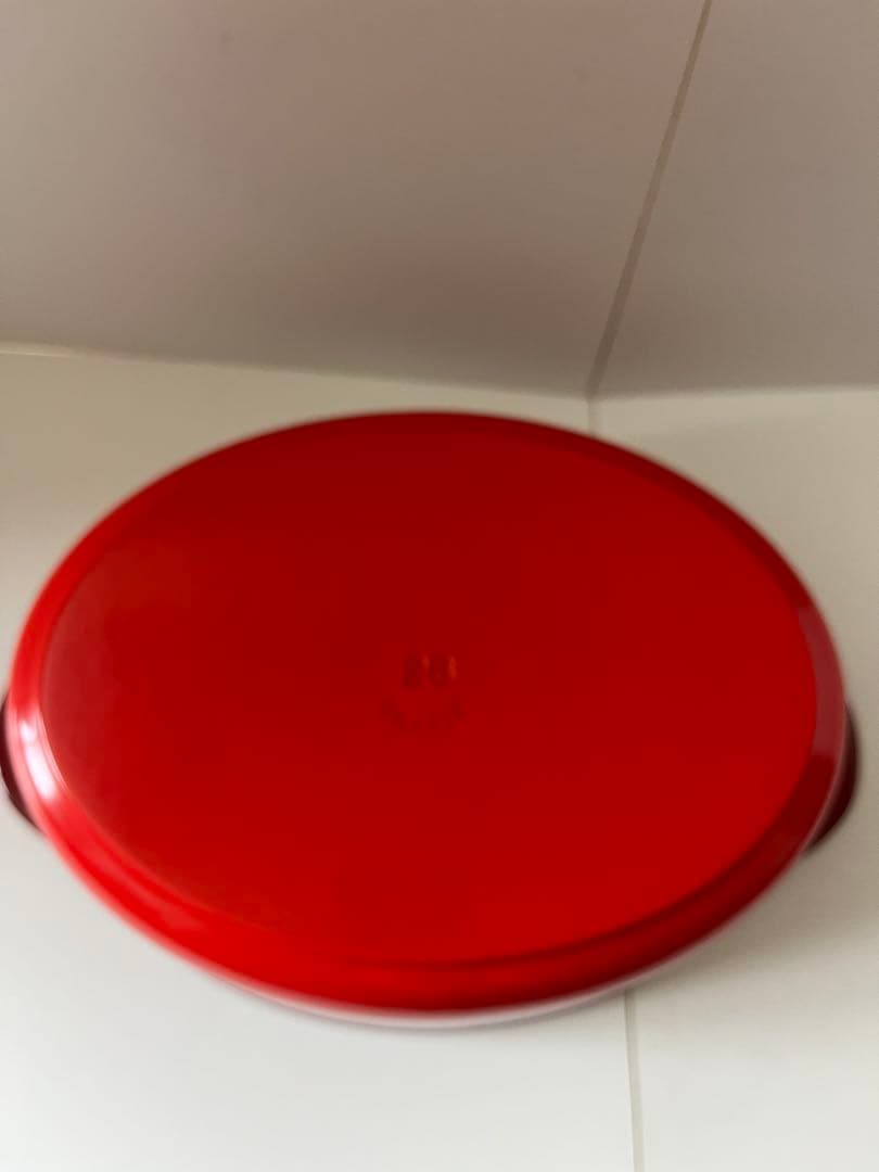 廃盤　ルクルーゼ　 デュッフ　DOUFEU オーバル　28cm チェリーレッド